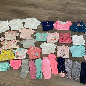 Newborn baby girl lot